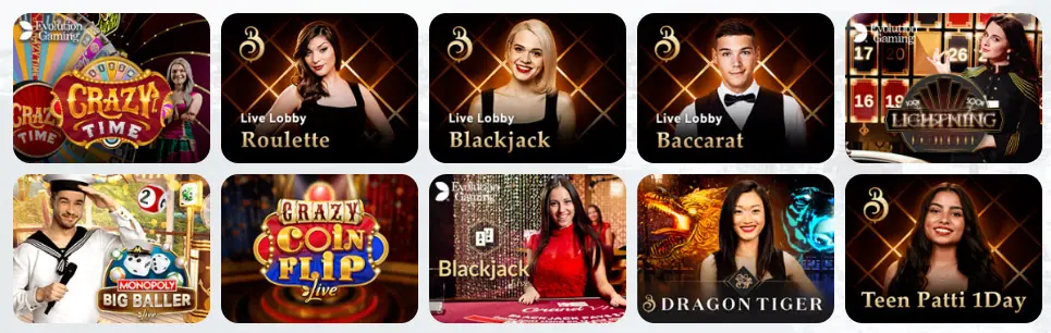 Giochi da casinò dal vivo 4Kasino Casino