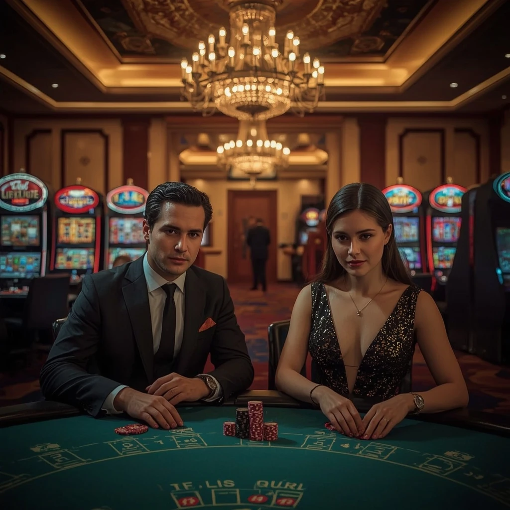 Due giocatori di poker al 4Kasino Casino